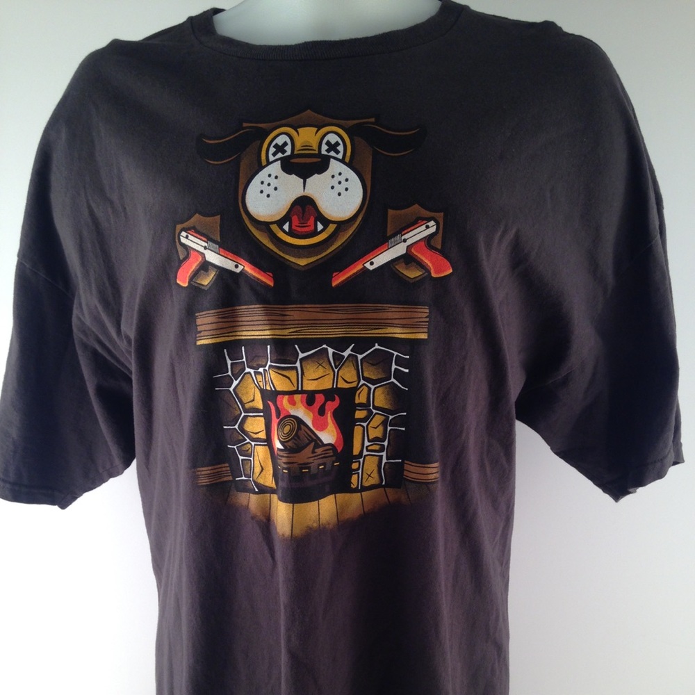 Nintendo Duck Hunt Zappers Dog Men's Graphic XXL